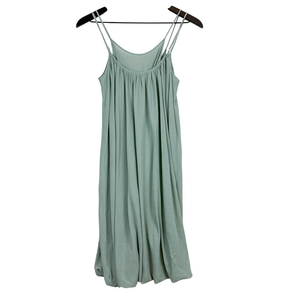 NWT Max Azria Collection Tank Mini Dress Bubble Hem Green Mint Silk $268 - XS